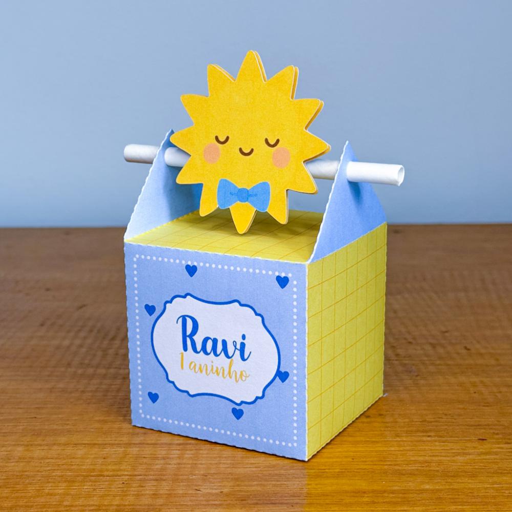 Kit Festa Personalizado Raio de Sol Menino (20 Peças)