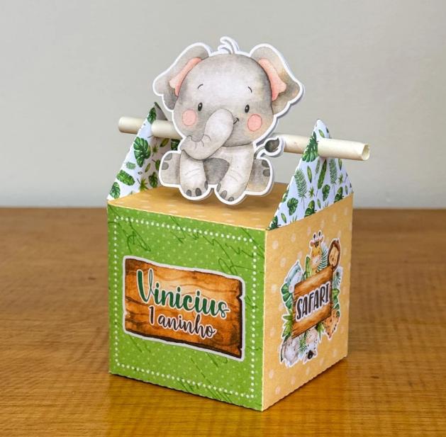 Kit Festa Personalizado Safari (20 Peças)
