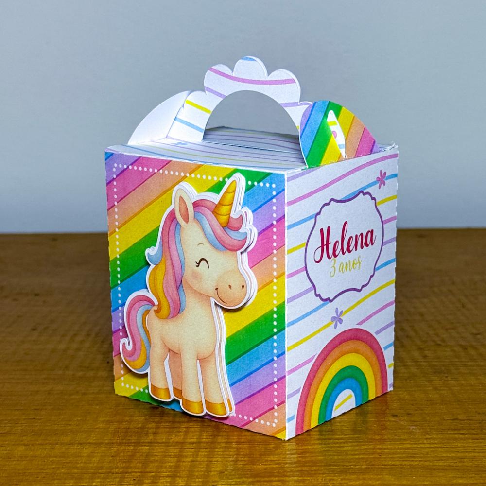 Kit Festa Personalizado Unicórnio (20 Peças)