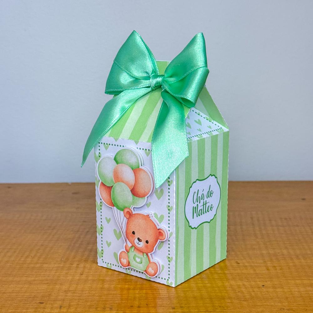 Kit Festa Personalizado Ursinho Verde (20 Peças)