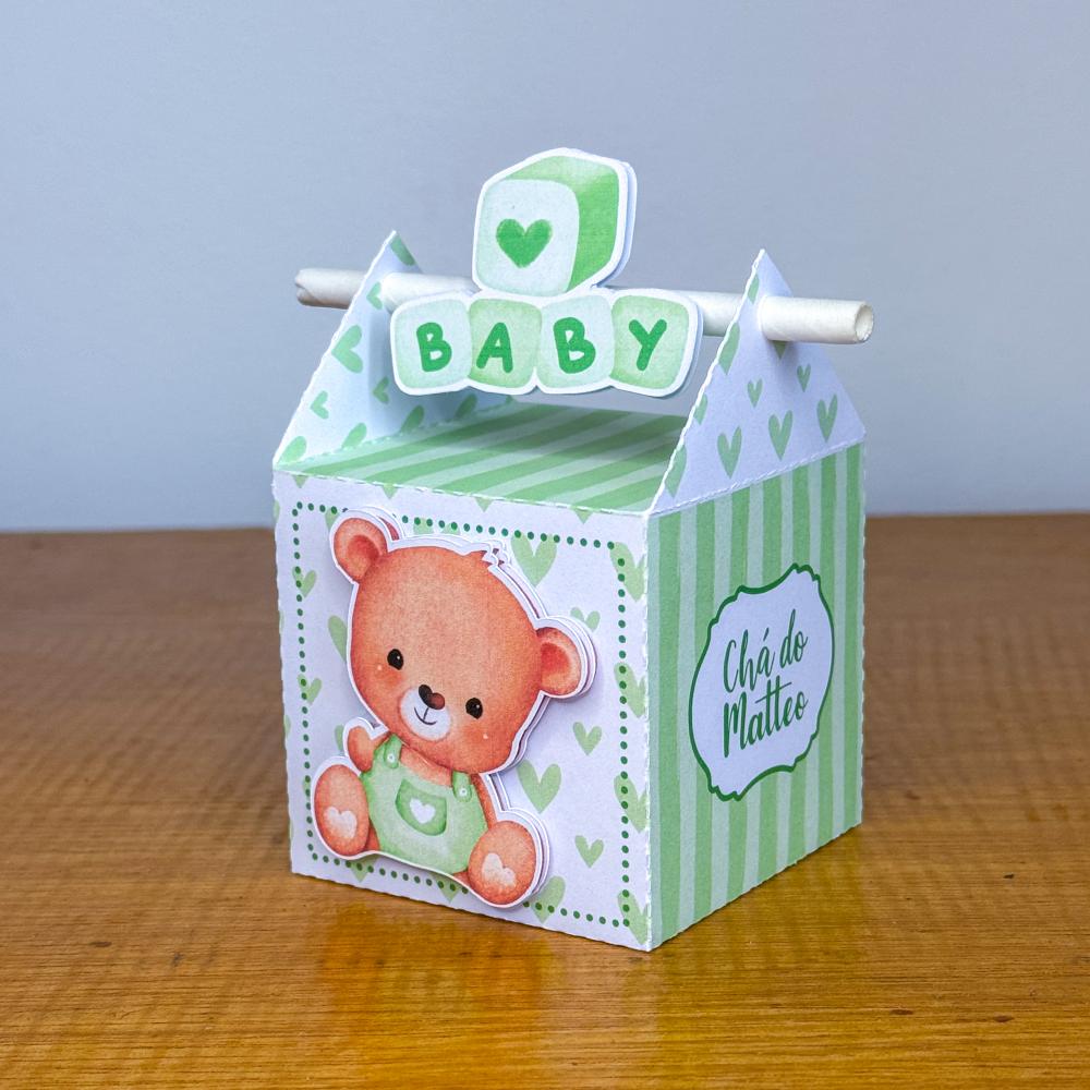 Kit Festa Personalizado Ursinho Verde (20 Peças)