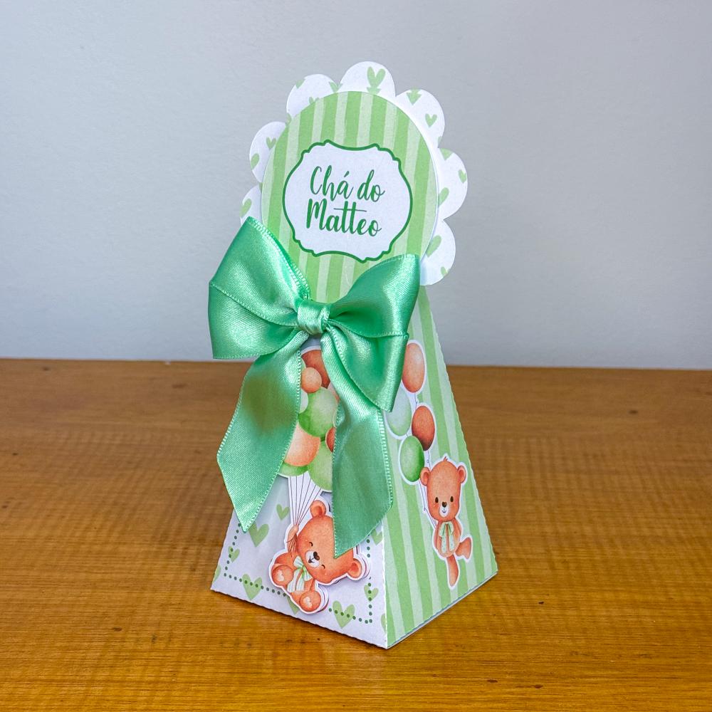 Kit Festa Personalizado Ursinho Verde (20 Peças)
