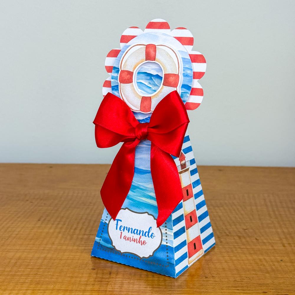 Kit Festa Personalizado Ursinho Marinheiro (20 Peças)