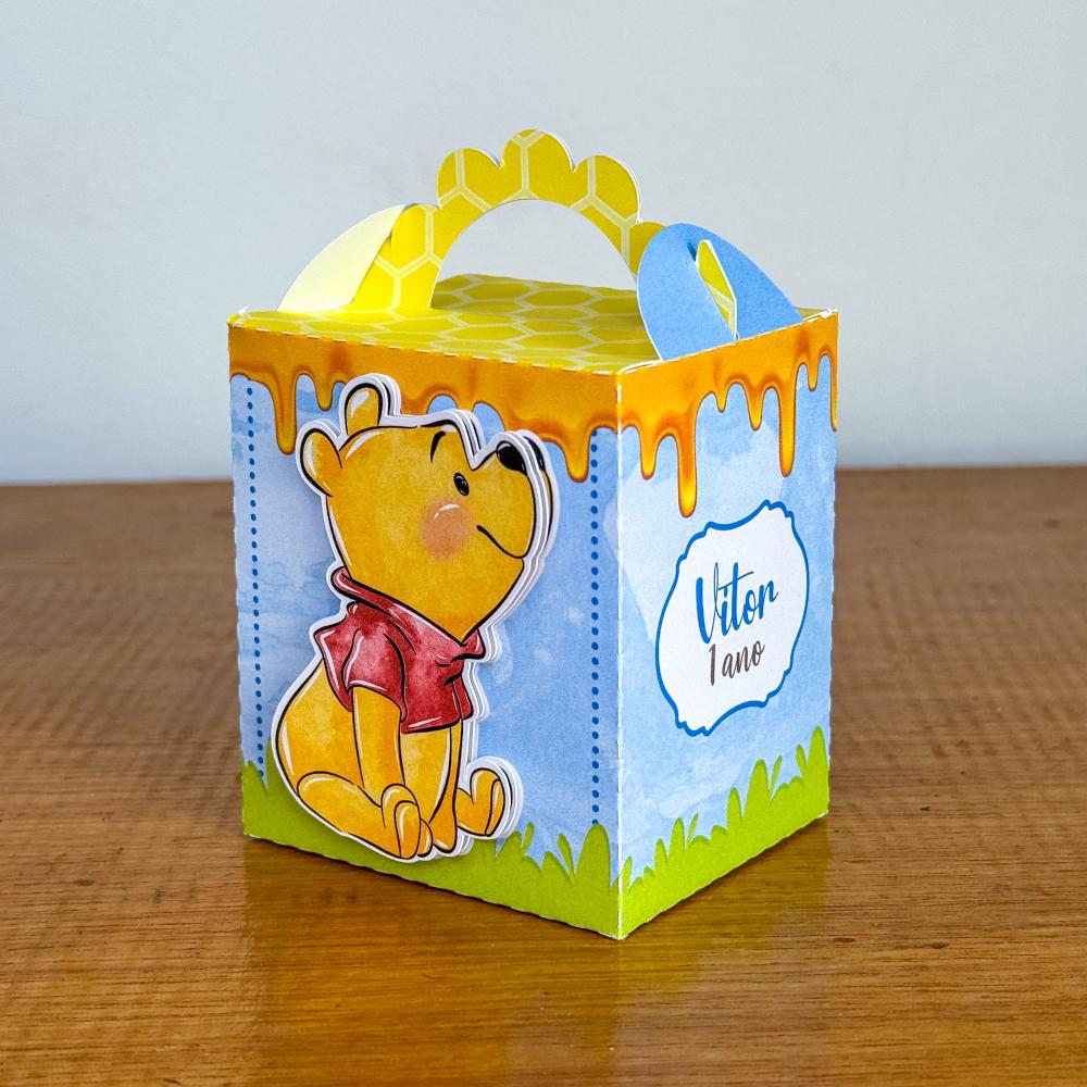 Kit Festa Personalizado Ursinho Pooh (20 Peças)