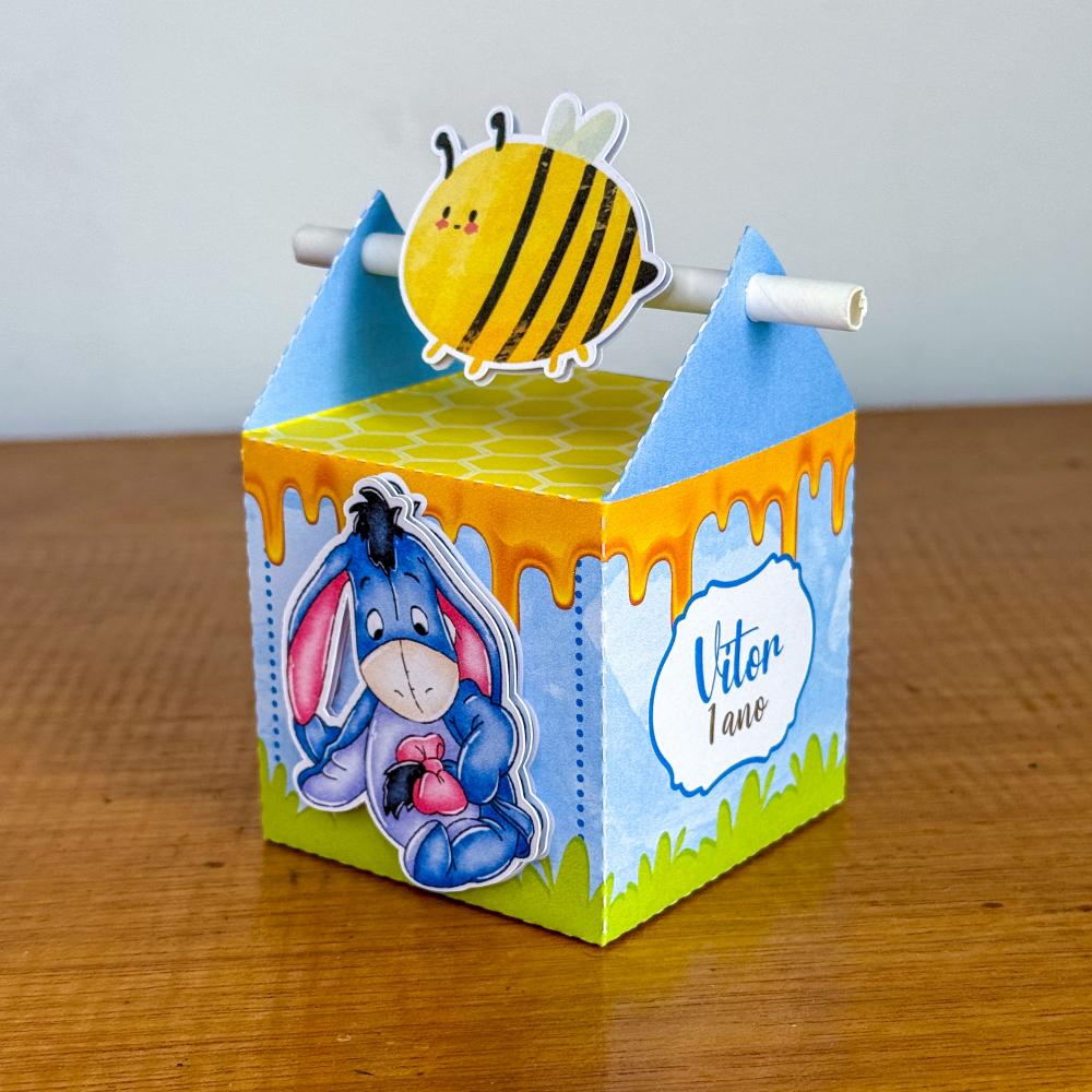 Kit Festa Personalizado Ursinho Pooh (20 Peças)