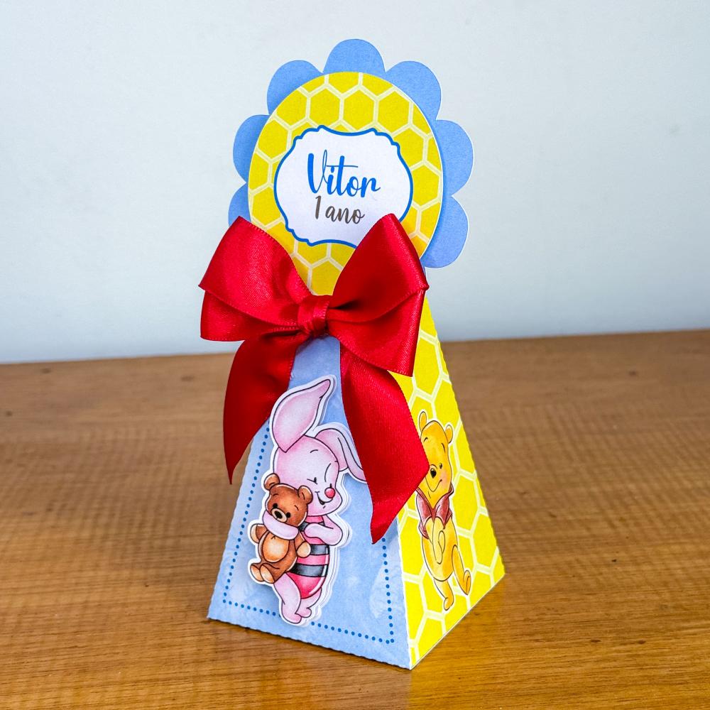 Kit Festa Personalizado Ursinho Pooh (20 Peças)