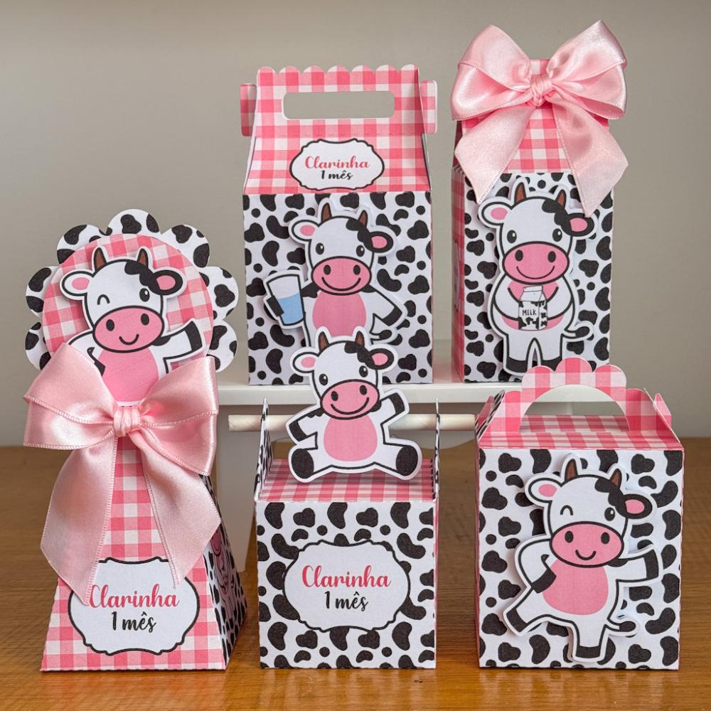 Kit Festa Personalizado Vaquinha (20 Peças)