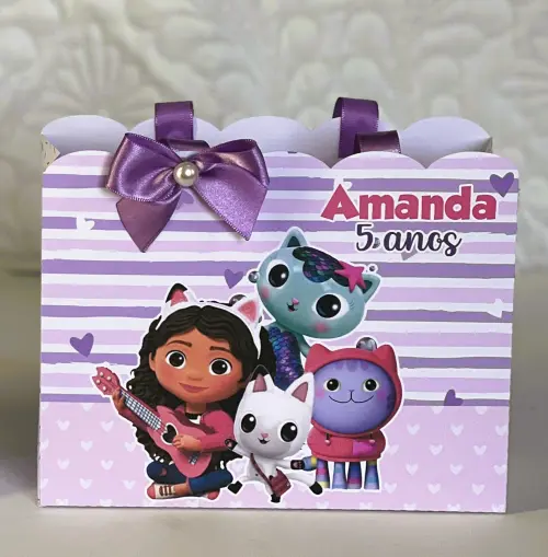 Sacolinha Personalizada A Casa Mágica da Gabby
