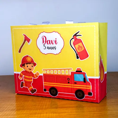 Sacolinha Personalizada Bombeiro