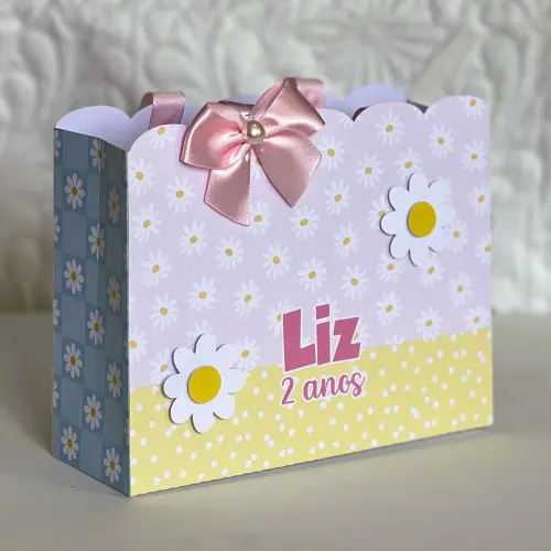 Sacolinha Personalizada Margaridas