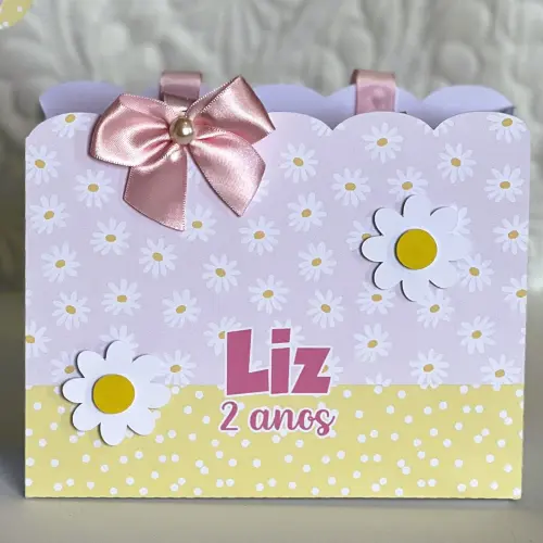 Sacolinha Personalizada Margaridas
