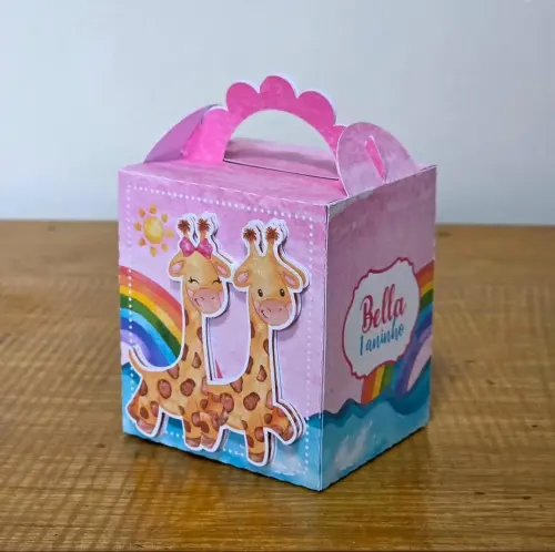Kit Festa Personalizado Arca de Noé Menina(20 Peças)