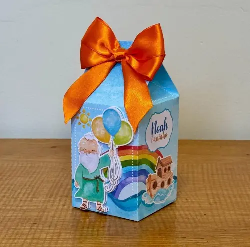 Kit Festa Personalizado Arca de Noé Menino(20 Peças)
