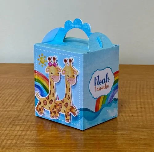Kit Festa Personalizado Arca de Noé Menino(20 Peças)