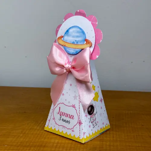 Kit Festa Personalizado Astronauta Menina (20 Peças)