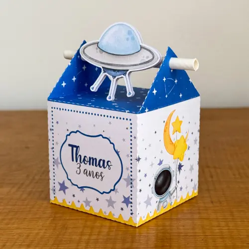 Kit Festa Personalizado Astronauta Menino (20 Peças)
