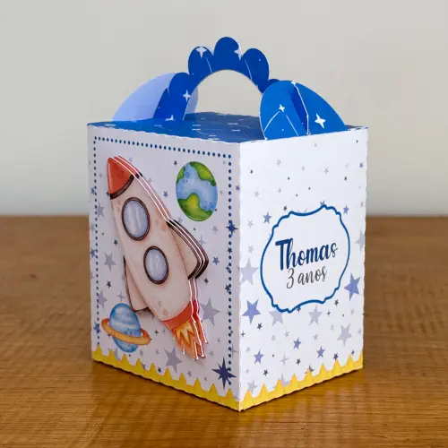 Kit Festa Personalizado Astronauta Menino (20 Peças)