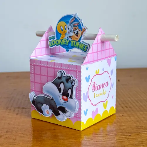 Kit Festa Personalizado Baby Looney Tunes  Menina (20 Peças)