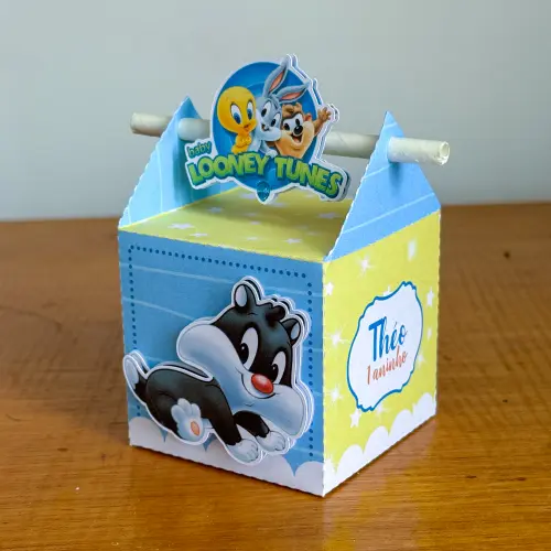 Kit Festa Personalizado Baby Looney Tunes  Menino (20 Peças)
