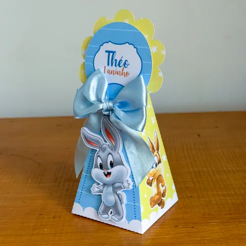 Kit Festa Personalizado Baby Looney Tunes  Menino (20 Peças)