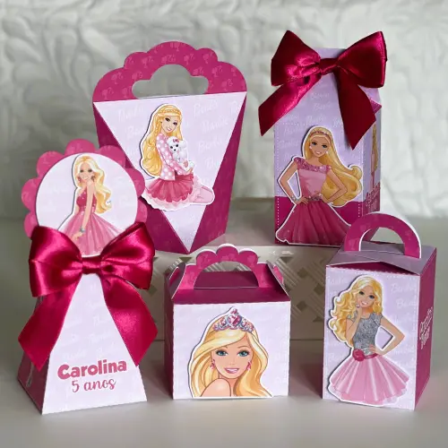 Kit Festa Personalizado Barbie (20 Peças)