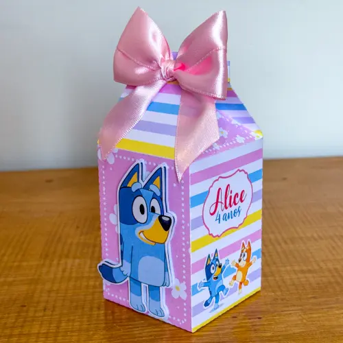 Kit Festa Personalizado Bluey Menina (20 Peças)
