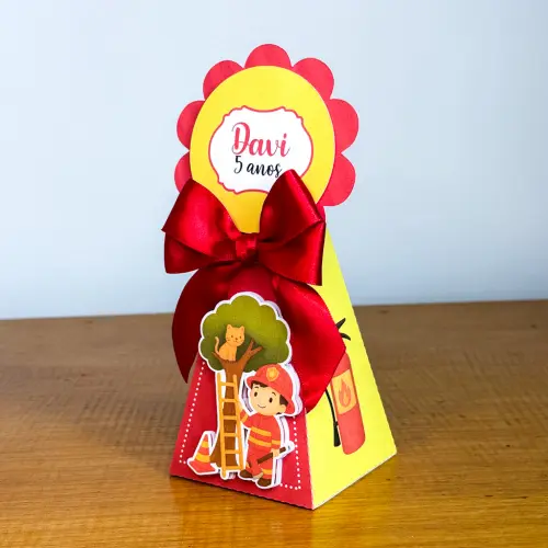 Kit Festa Personalizado Bombeiro (20 Peças)