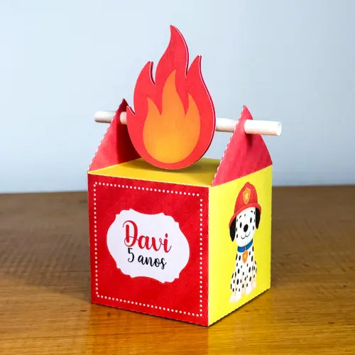 Kit Festa Personalizado Bombeiro (20 Peças)
