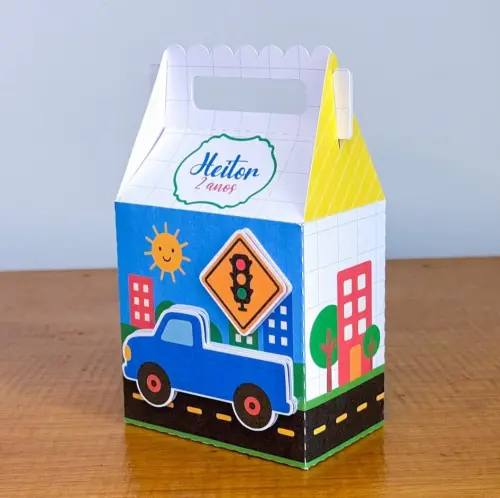 Kit Festa Personalizado Carrinho (20 Peças)