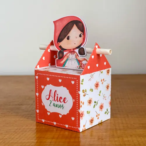 Kit Festa Personalizado Chapeuzinho Vermelho (20 Peças)