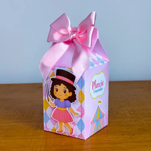 Kit Festa Personalizado Circo Menina (20 Peças)
