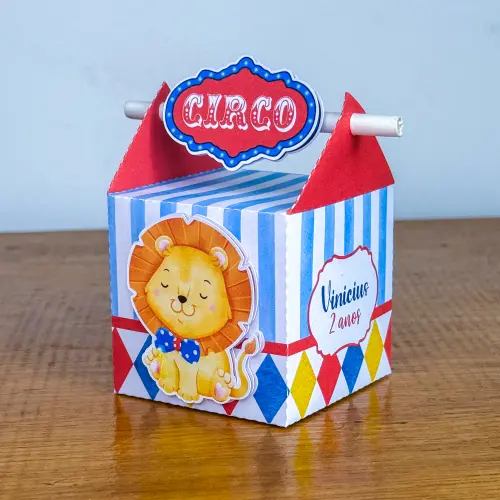 Kit Festa Personalizado Circo Menino (20 Peças)