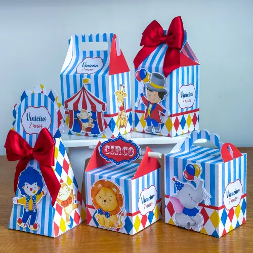 Kit Festa Personalizado Circo Menino (20 Peças)