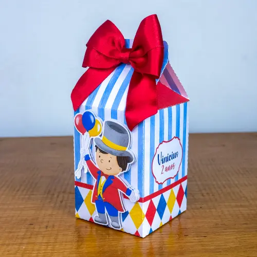 Kit Festa Personalizado Circo Menino (20 Peças)
