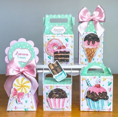 Kit Festa Personalizado Confeitaria (20 Peças)