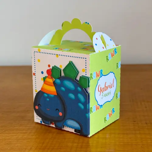 Kit Festa Personalizado Dino Baby (20 Peças)