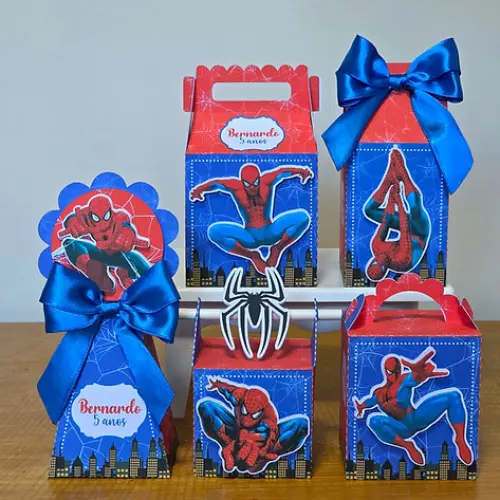 Kit Festa Personalizado Homem Aranha (20 Peças)
