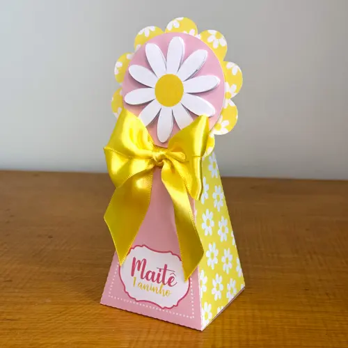 Kit Festa Personalizado Margarida Rosa (20 Peças)