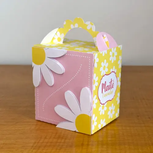 Kit Festa Personalizado Margarida Rosa (20 Peças)