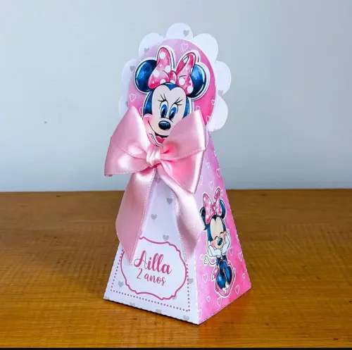 Kit Festa Personalizado Minnie Rosa (20 Peças)