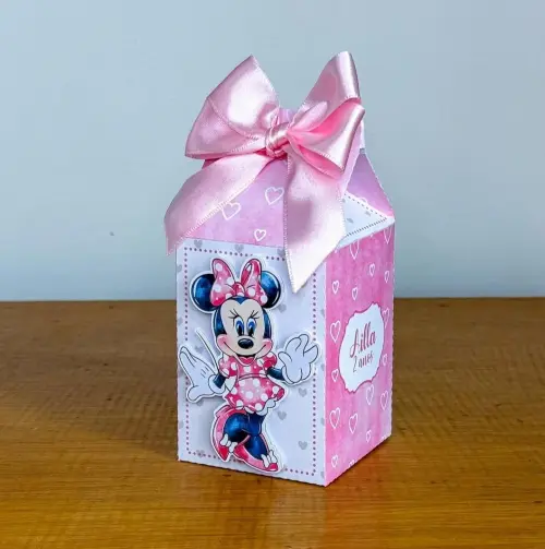 Kit Festa Personalizado Minnie Rosa (20 Peças)