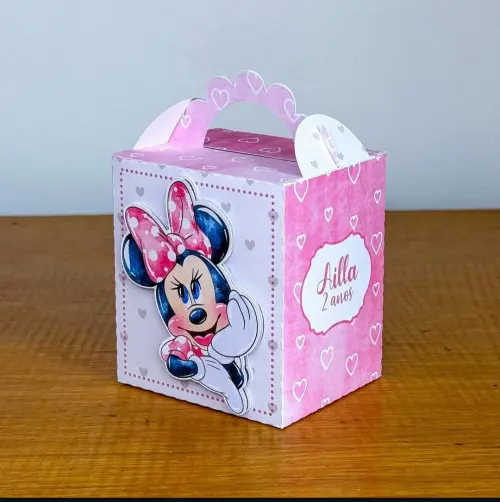 Kit Festa Personalizado Minnie Rosa (20 Peças)