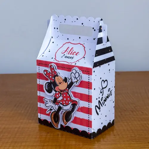 Kit Festa Personalizado Minnie Vermelha (20 Peças)