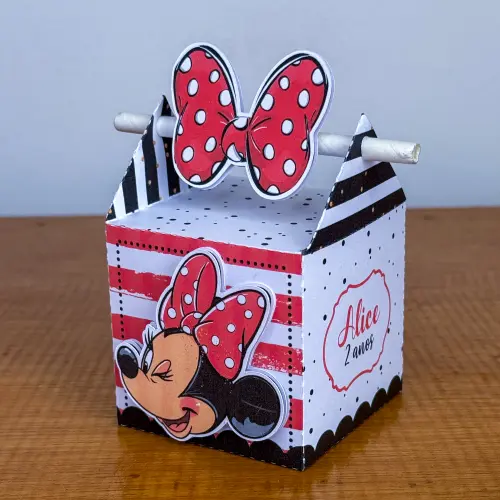 Kit Festa Personalizado Minnie Vermelha (20 Peças)