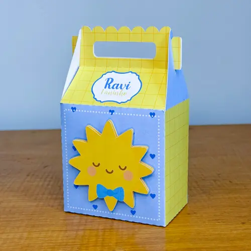 Kit Festa Personalizado Raio de Sol Menino (20 Peças)