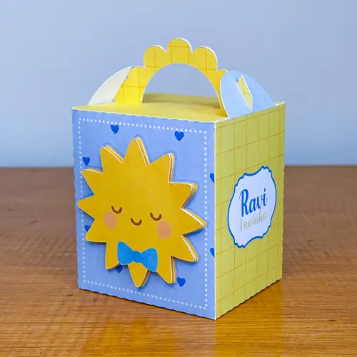 Kit Festa Personalizado Raio de Sol Menino (20 Peças)