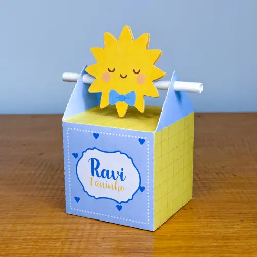 Kit Festa Personalizado Raio de Sol Menino (20 Peças)