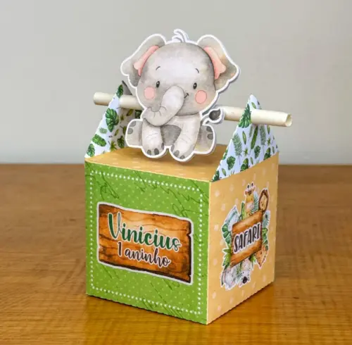 Kit Festa Personalizado Safari (20 Peças)