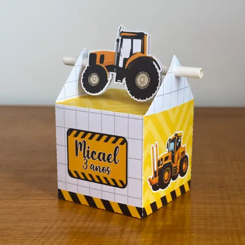 Kit Festa Personalizado Trator (20 Peças)