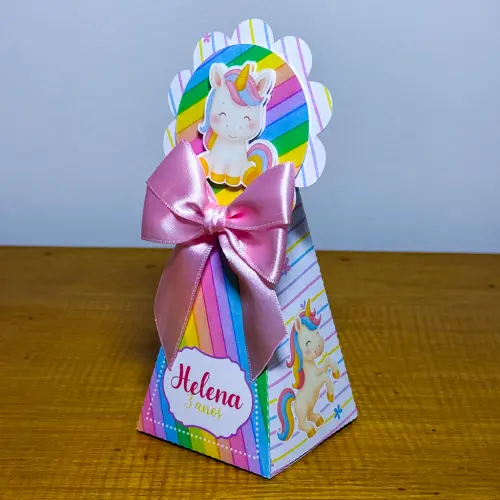 Kit Festa Personalizado Unicórnio (20 Peças)